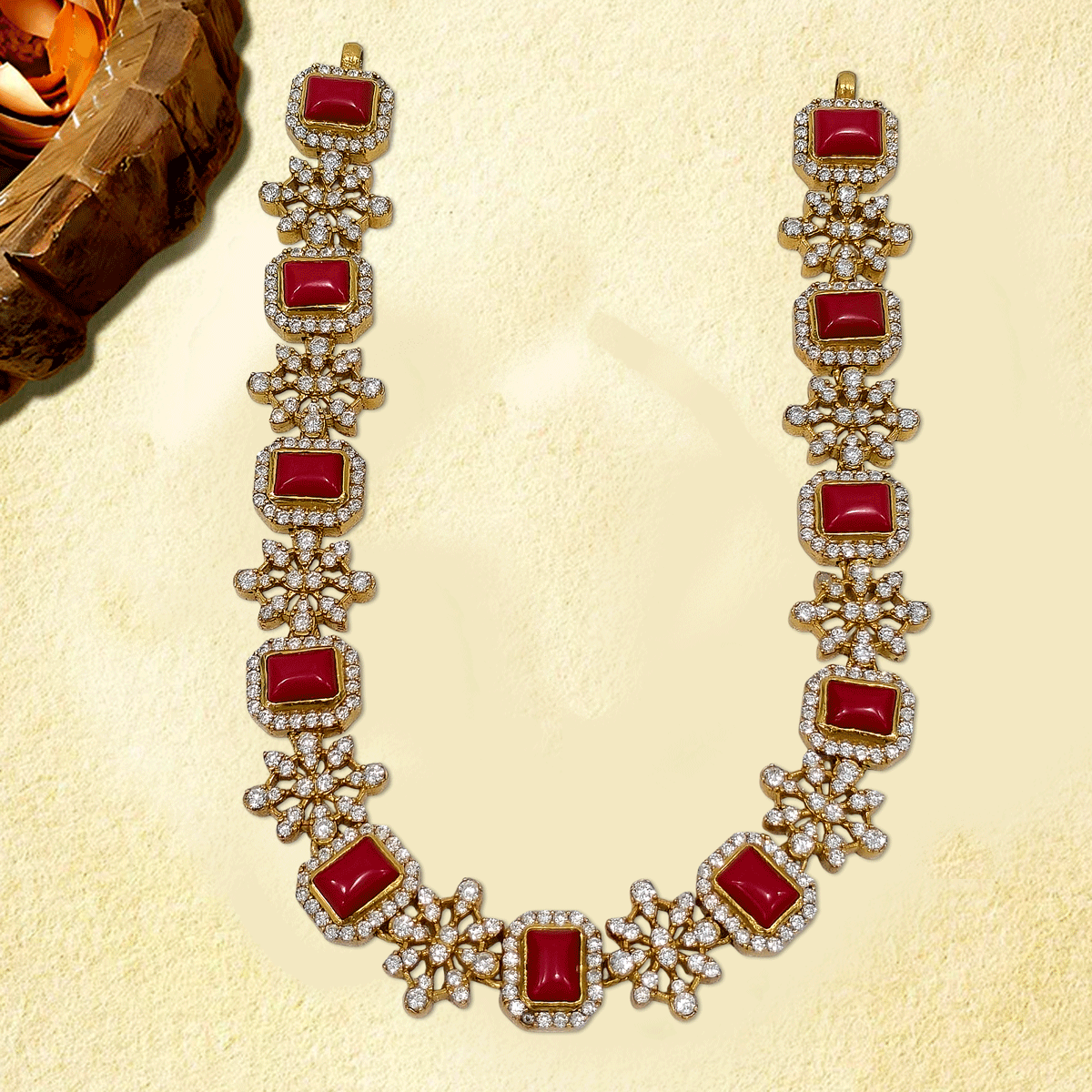 Aurora Color Stone Necklace