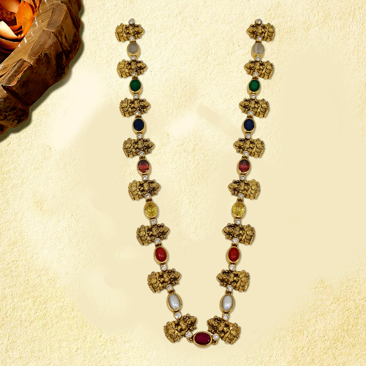 Aurora Color Stone Necklace