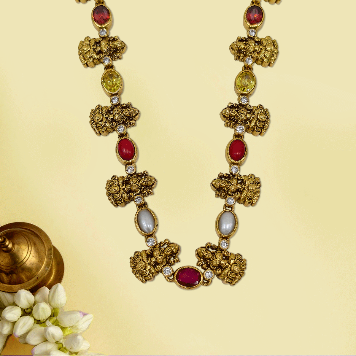 Aurora Color Stone Necklace