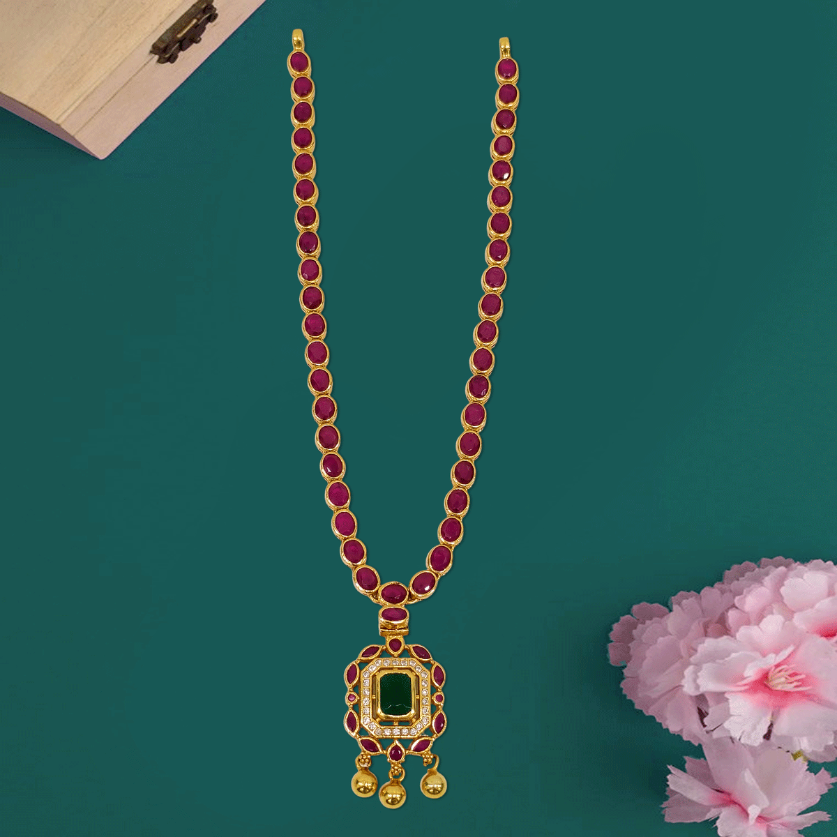 Aurora Color Stone Necklace