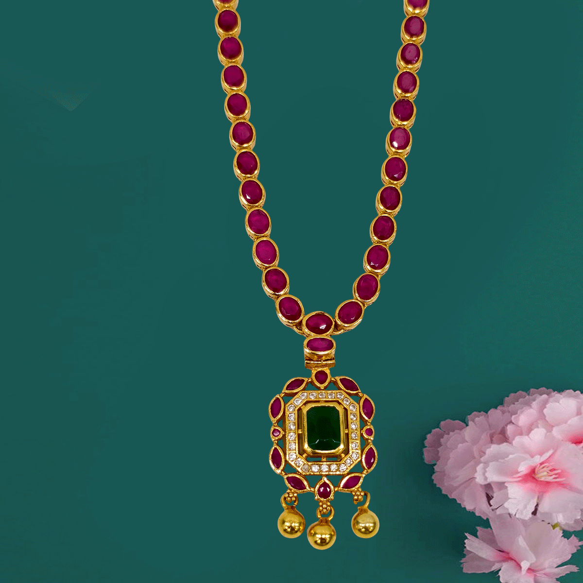 Aurora Color Stone Necklace