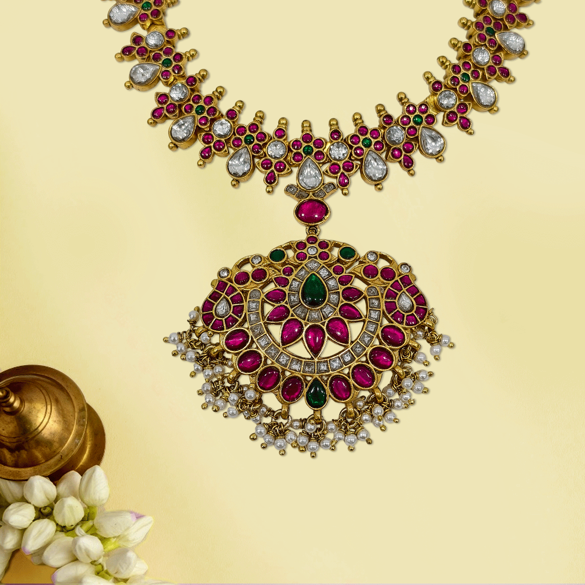 Aurora Color Stone Necklace