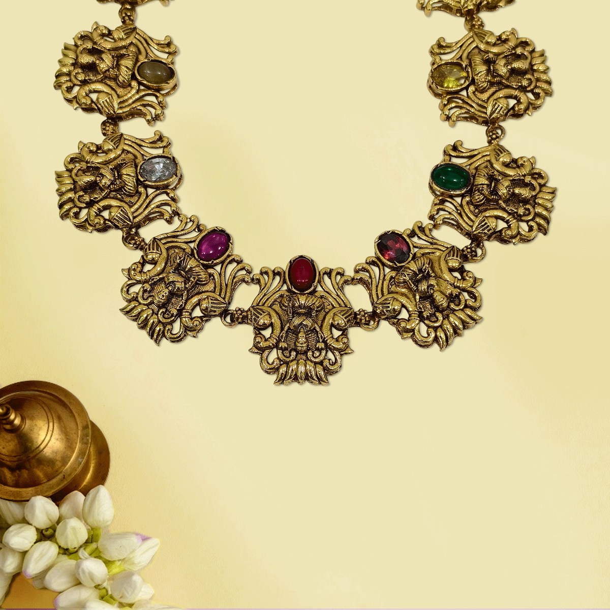 Aurora Color Stone Necklace