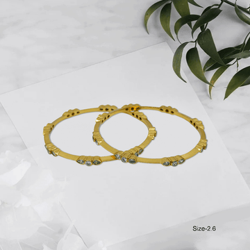 Radiant Royale White Stone Bangles
