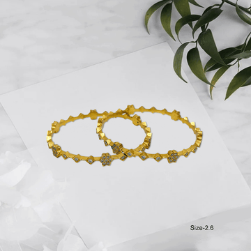 Radiant Royale White Stone Bangles