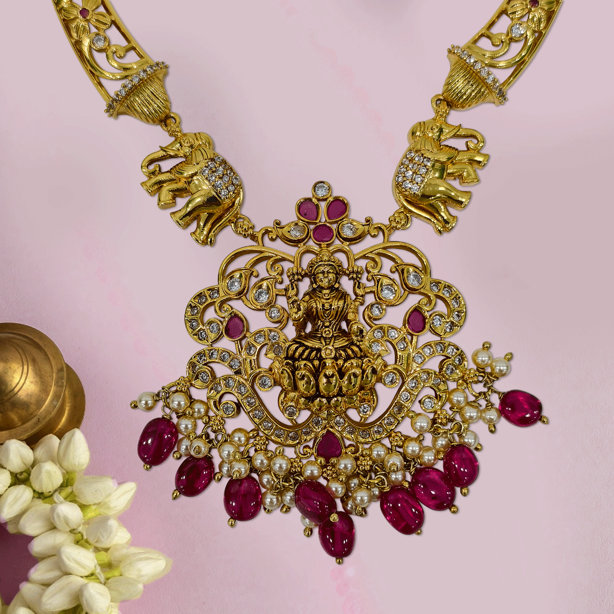 Aurora Color Stone Necklace