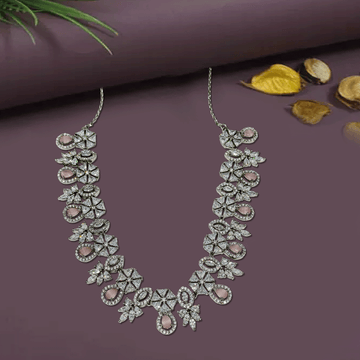 Modern Glam Silver Necklace