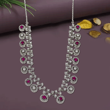 Modern Glam Silver Necklace