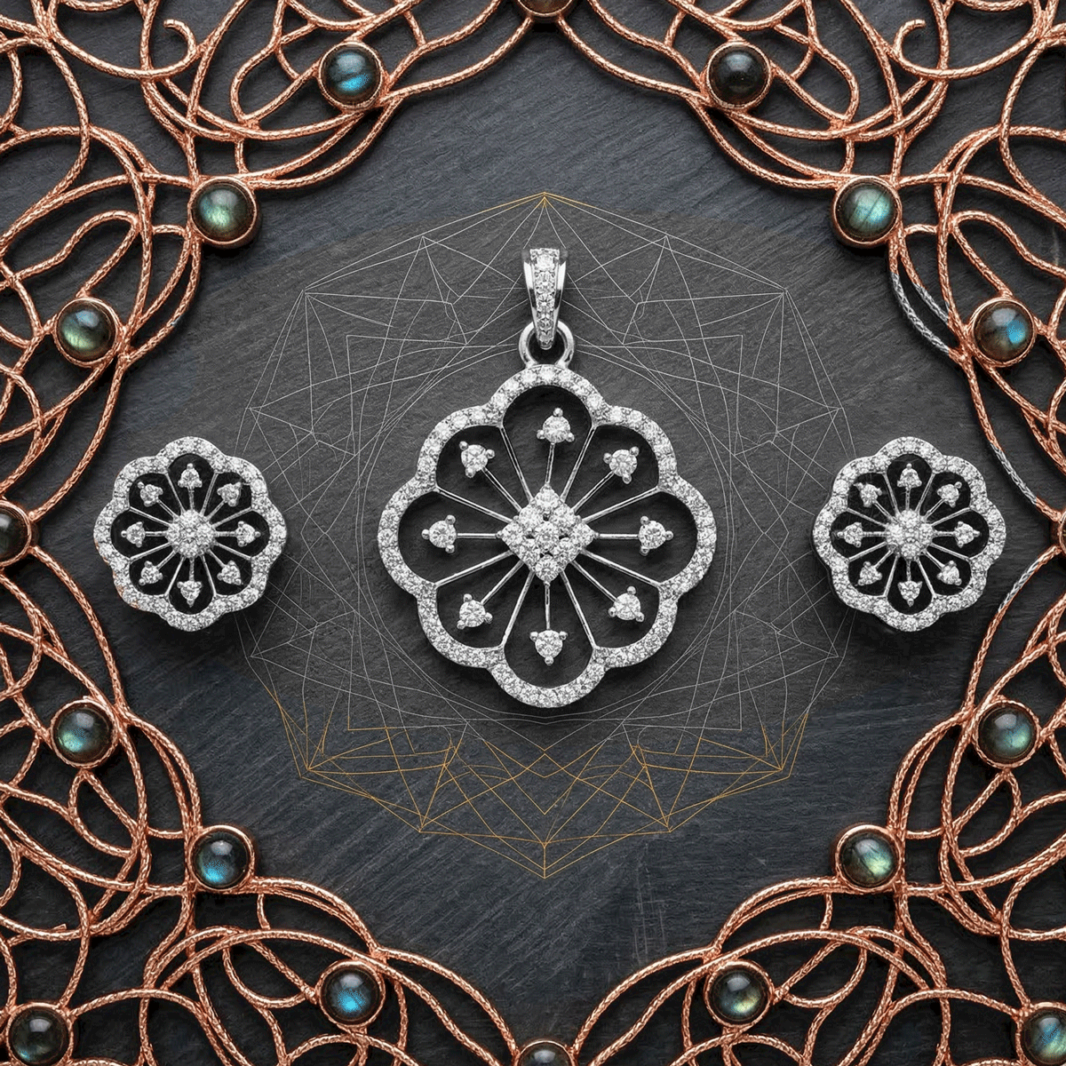 Charming  Pendant Set