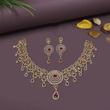 Trendline Rose Gold Silver Necklace