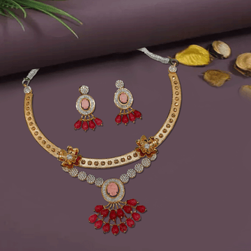 Trendline Rose Gold Silver Necklace