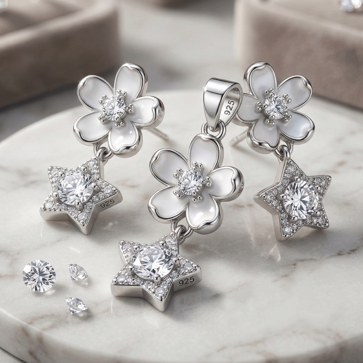 Charming  Pendant Set