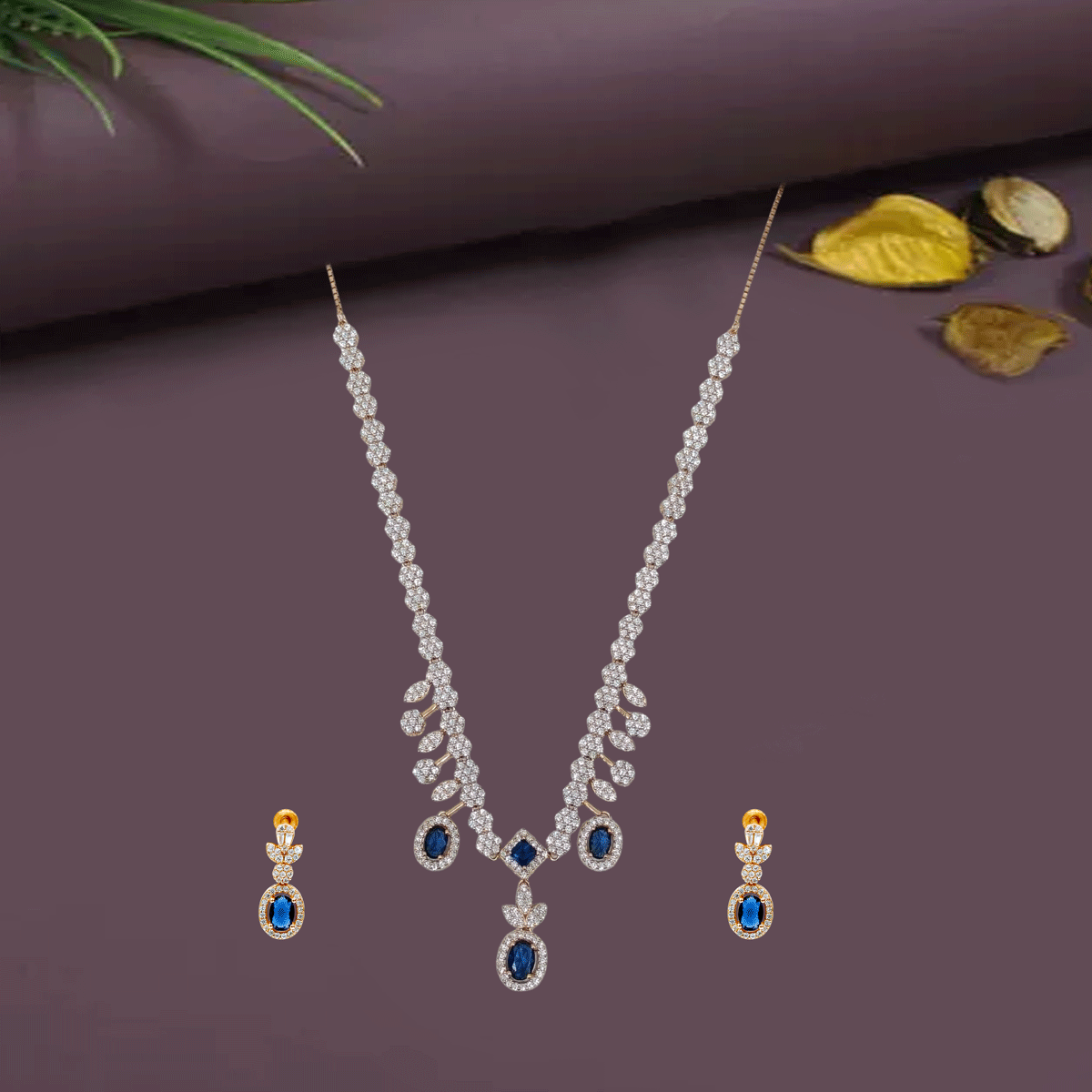 Trendline Rose Gold Silver Necklace