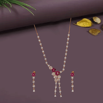 Trendline Rose Gold Silver Necklace