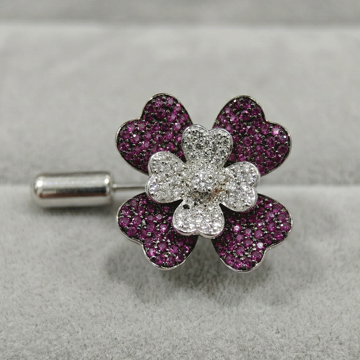 Elegant 92.5 Sterling Silver Saree Pin