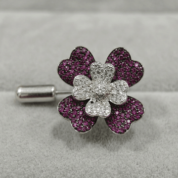 Elegant 92.5 Sterling Silver Saree Pin