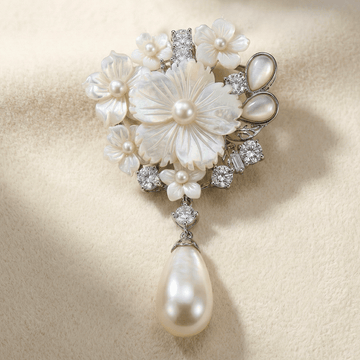 Elegant 92.5 Sterling Silver Saree Pin