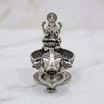 The Lakshmi Gajah Silver Diya 92.5 Silver