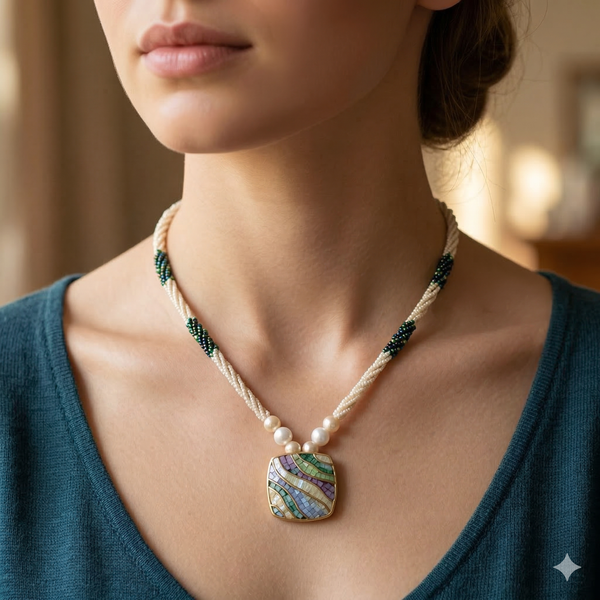 Boho Style Beaded Chain