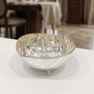 92.5 Silver Elegantly Crafted Serving Bowl