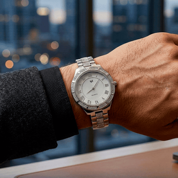 Classic Silver Wrist Watch