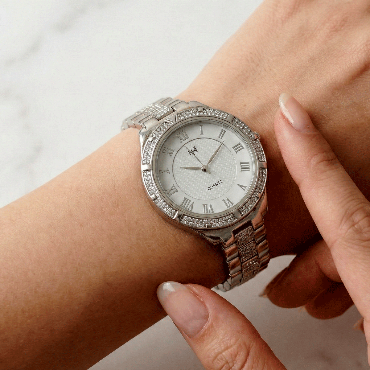 Classic Silver Wrist Watch